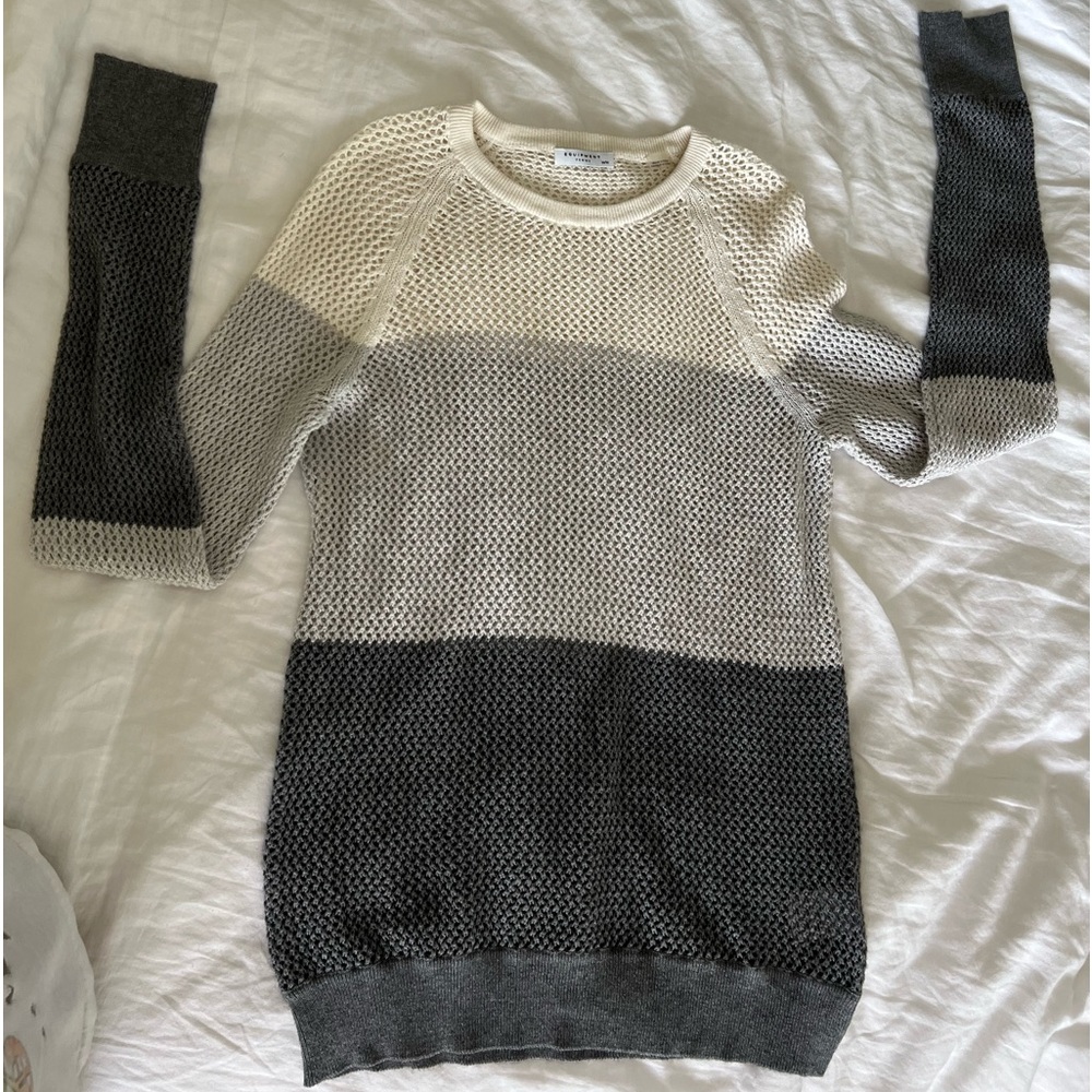 Equipment Femme Knit Tricolor Sweater